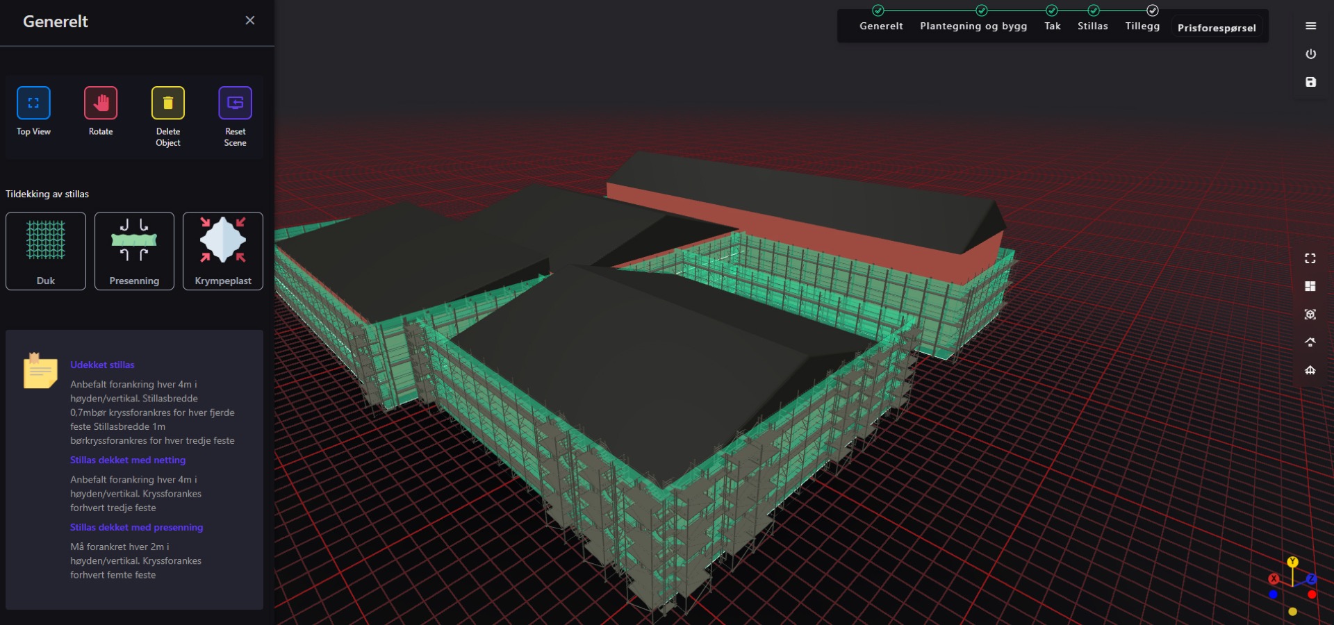 3D Platform for Scaffolding